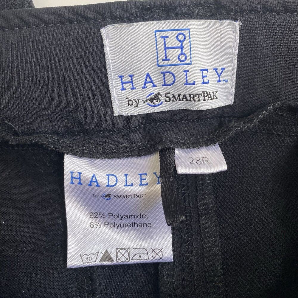 Hadley Black Mid-Rise Full Seat Riding Breeches By SmartPak Size 28 Regular - Picture 15 of 16